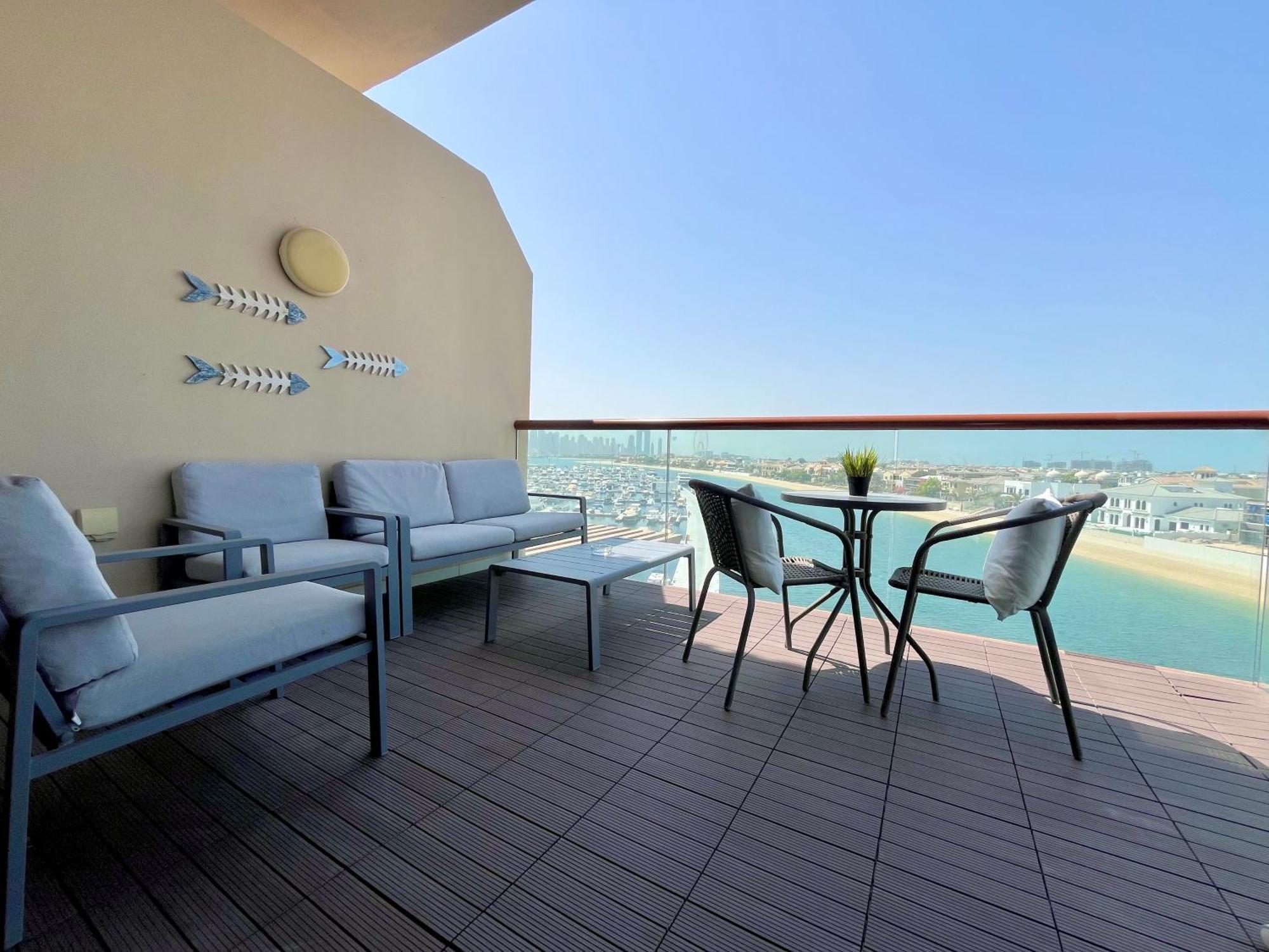 Palm Jumeirah Upgraded & Cozy Boutique Apartment Dubai Exterior foto